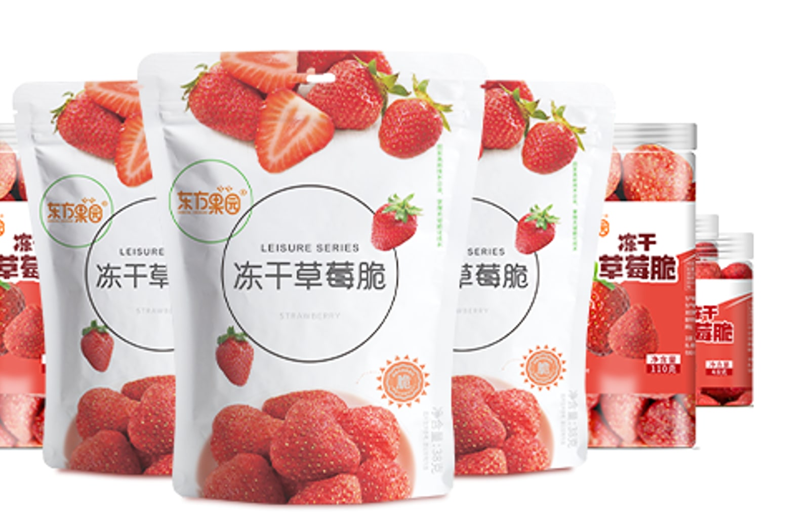 Colorful mixed freeze-dried fruit assortment for buyer evaluation
